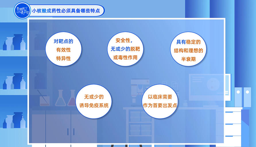 幼核酸成药性必须具备哪些特点？